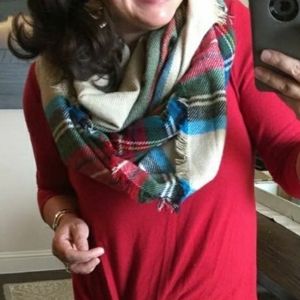 Nordstrom Plaid Infiniti Scarf